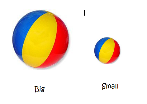 big and small ball